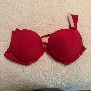 Victoria's Secret Bold Red Lace Bra